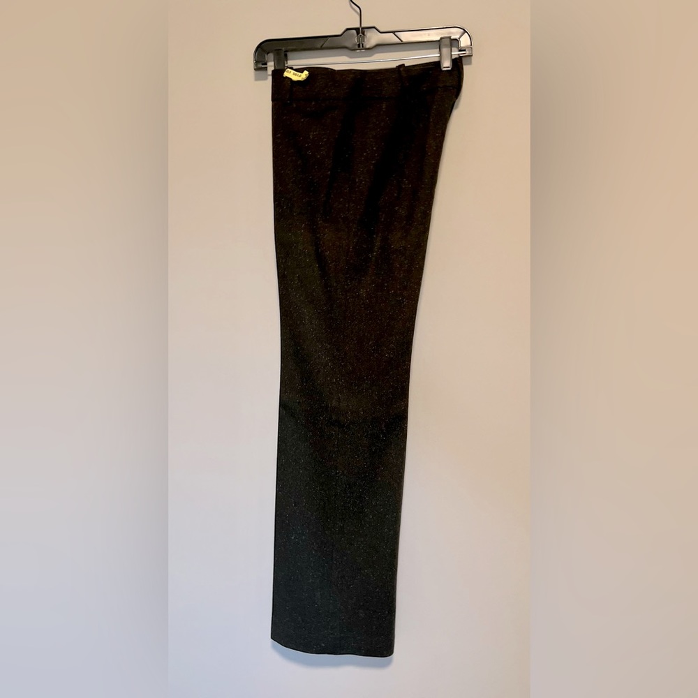 Ann Taylor olive green speckled wool pants, Size 0